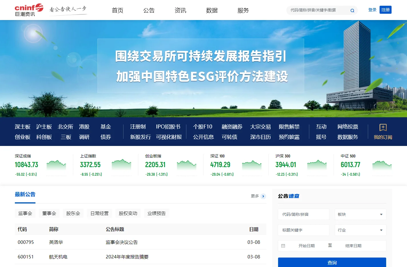 巨潮资讯网