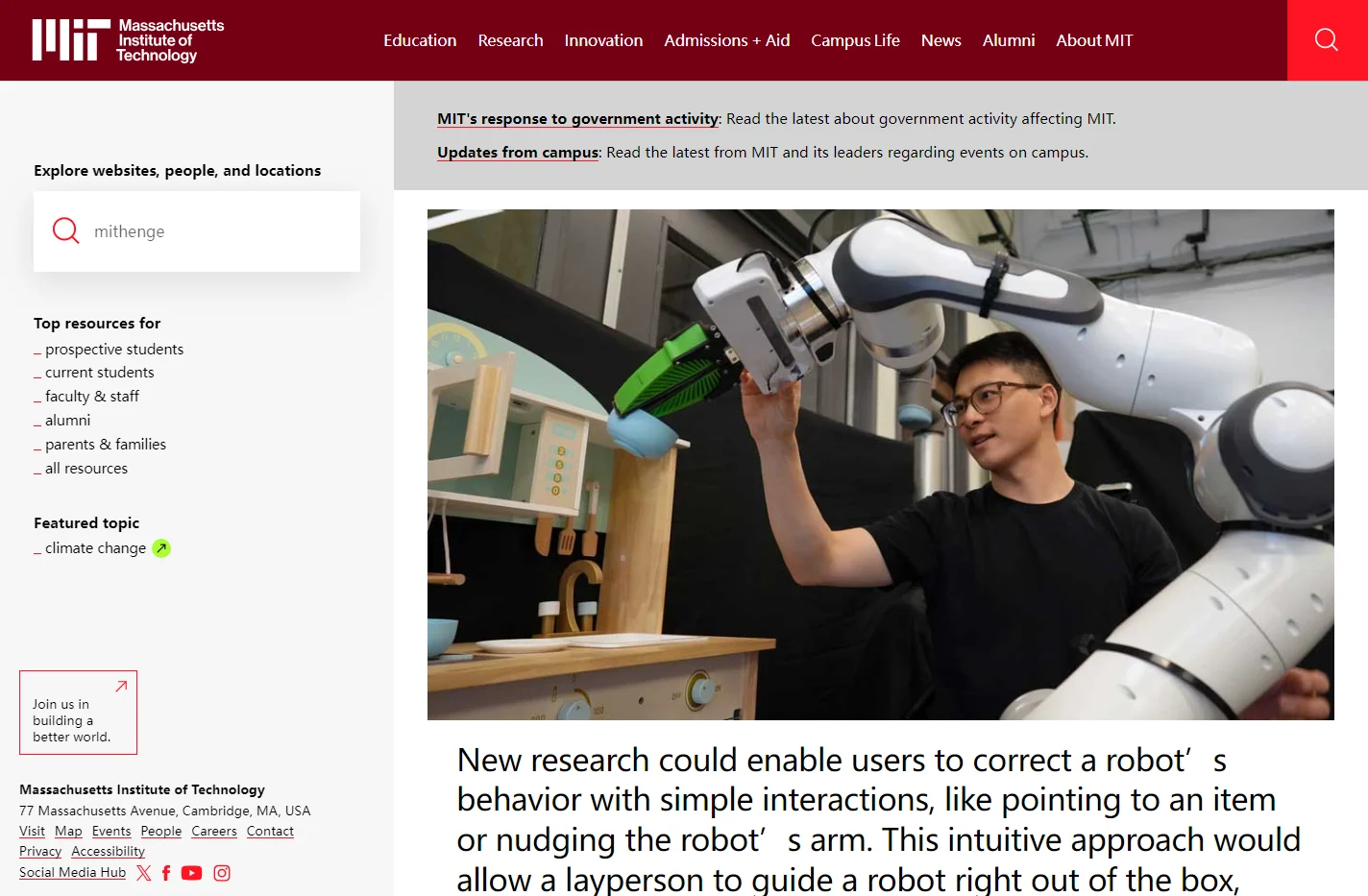 MIT - Massachusetts Institute of Technology