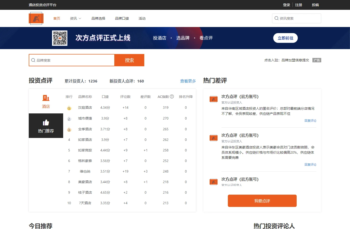 次方点评