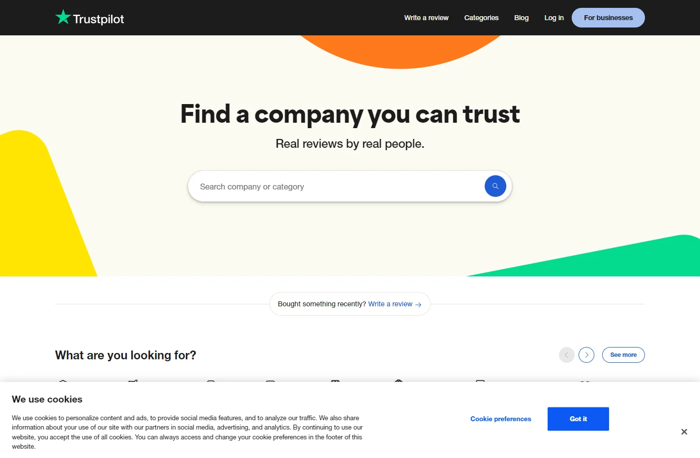 Trustpilot Reviews: Experience the power of customer reviews