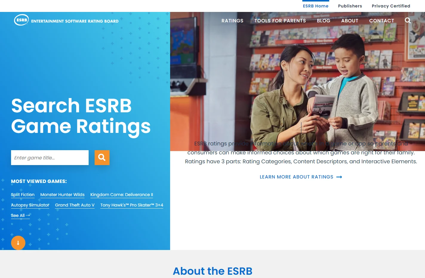 ESRB Ratings | Entertainment Software Ratings Board