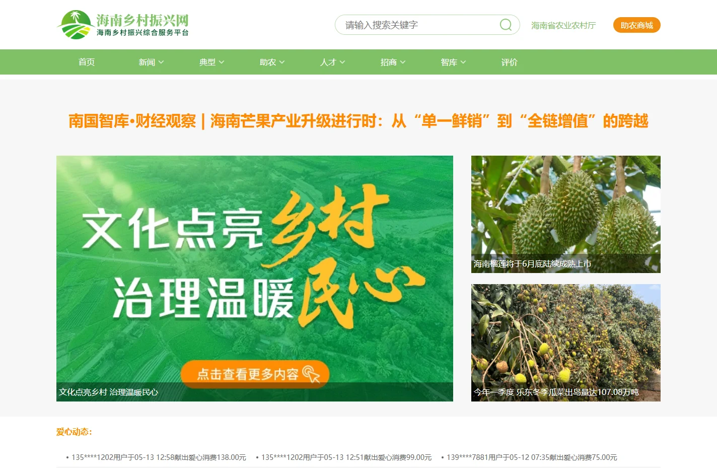海南乡村振兴网