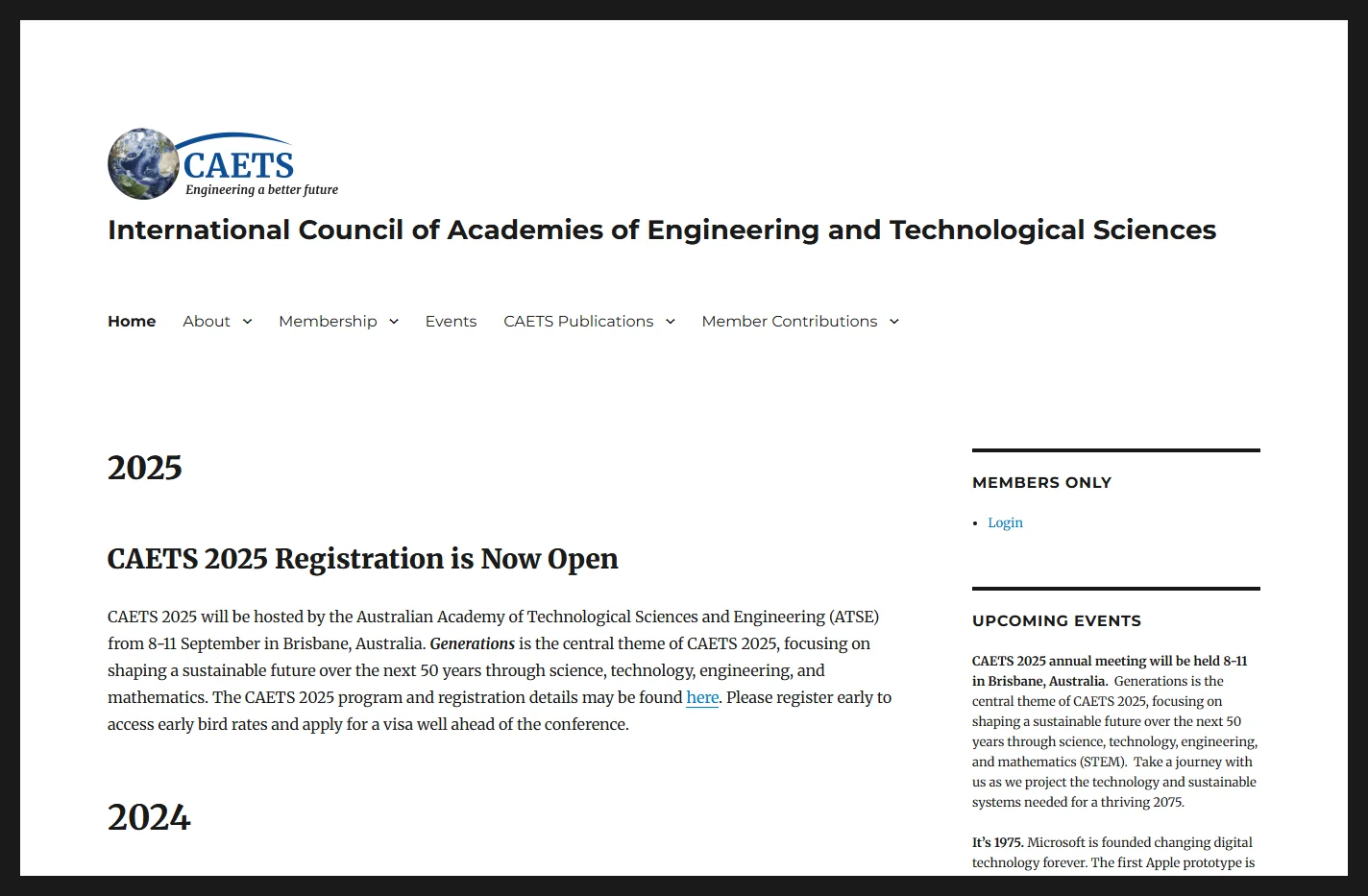 International Council of Academies of Engineering and Techno