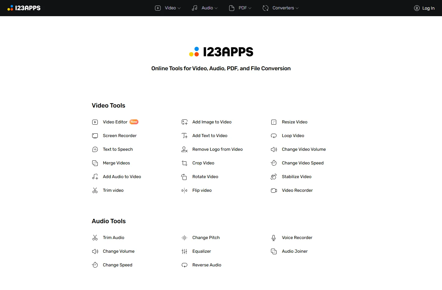 Web Apps by 123apps - Edit, Convert, Create