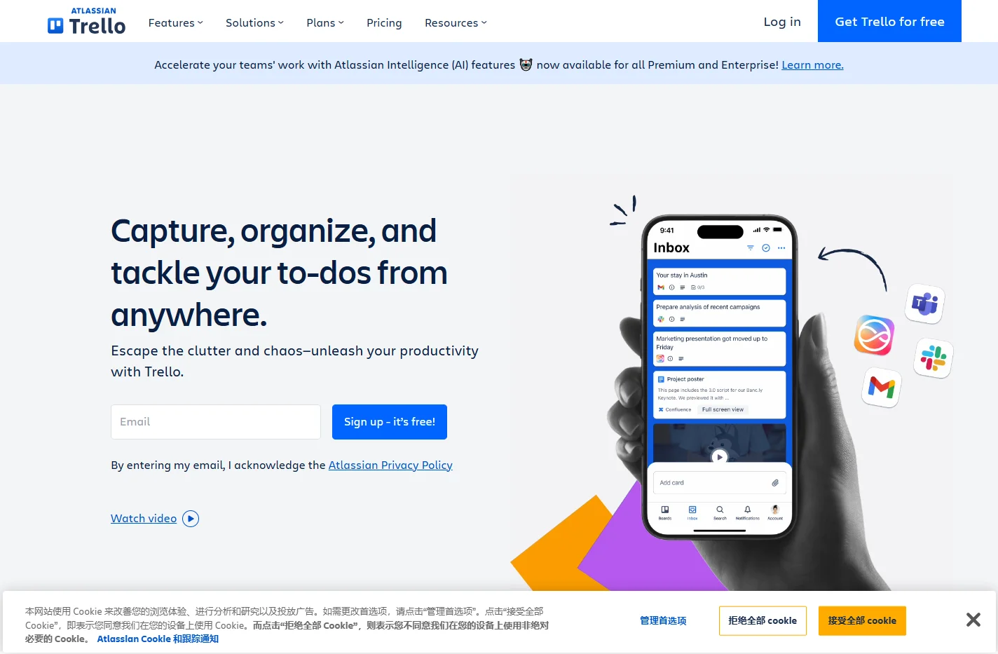Capture, organize, and tackle your to-dos from anywhere | Tr
