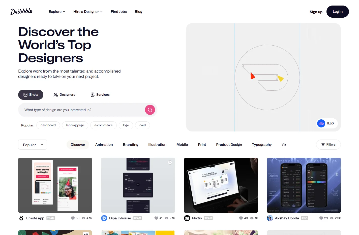 Dribbble - Discover the World’s Top Designers & Creative Pro