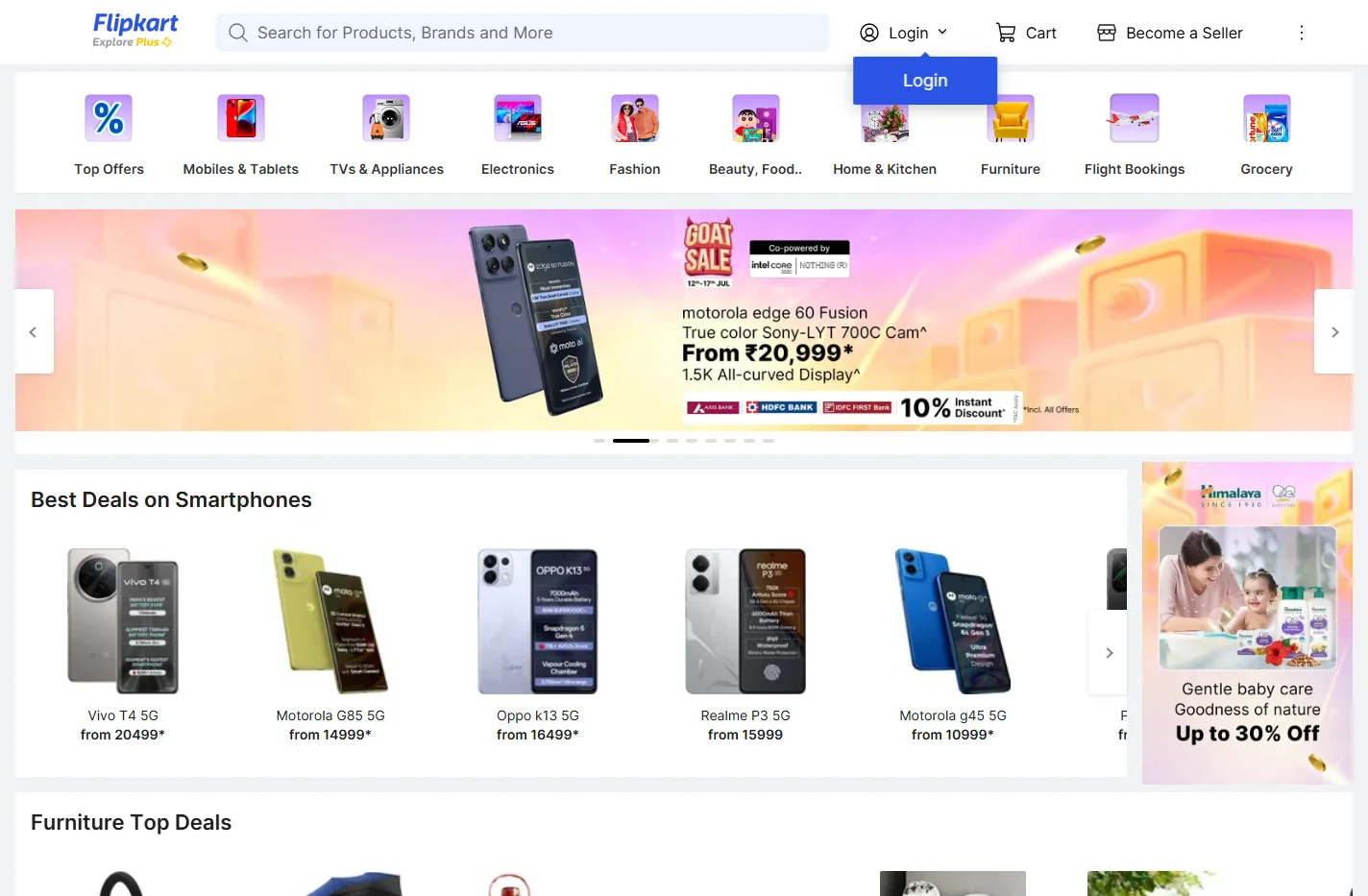 Online Shopping Site for Mobiles, Electronics, Furniture, Gr