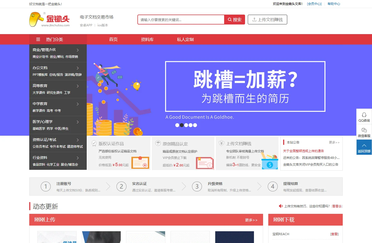 金锄头文库 - 上传文档赚钱的网站