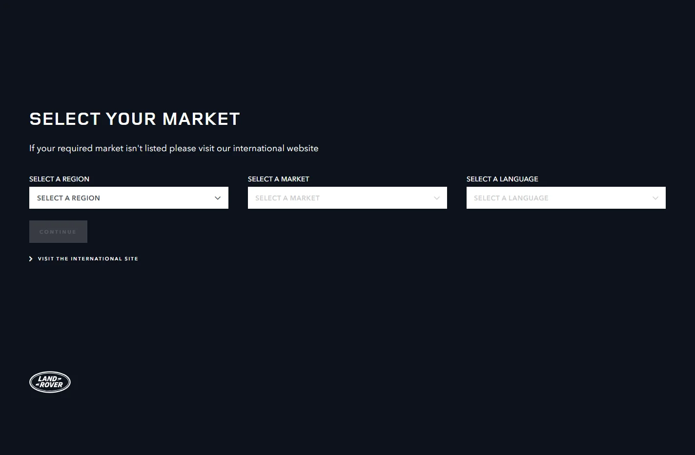 View Land Rover in Your Market