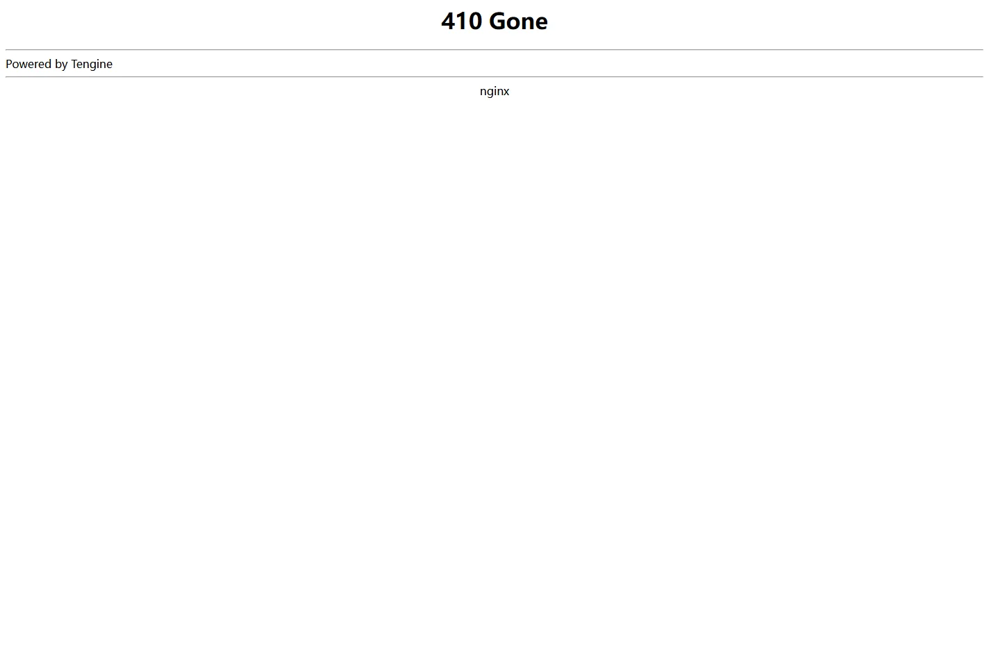 410 Gone