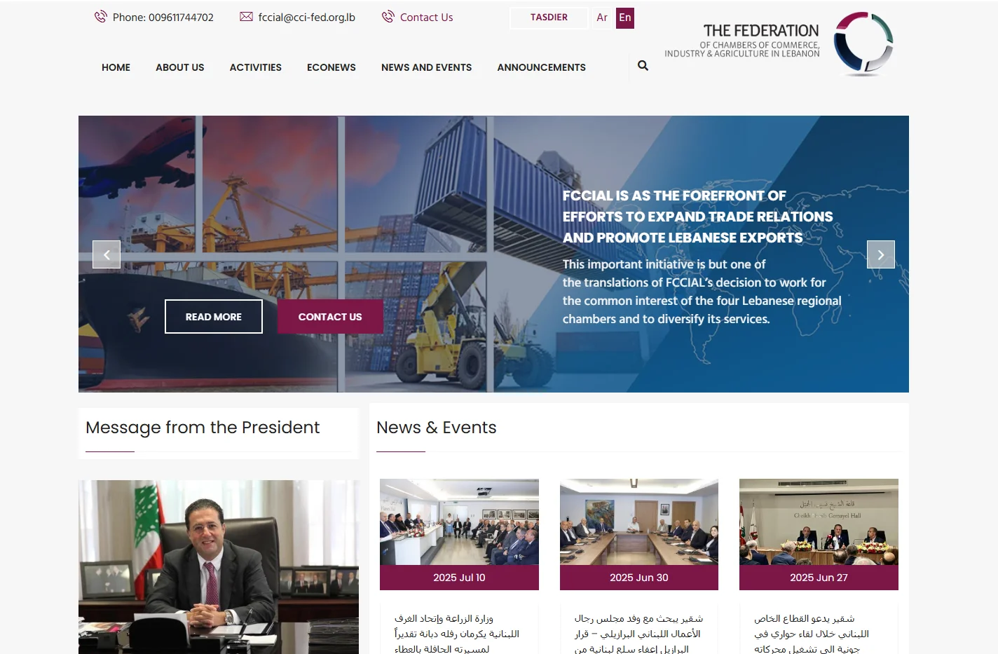 The Federation of Chambers of Commerce, Industry and Agricul