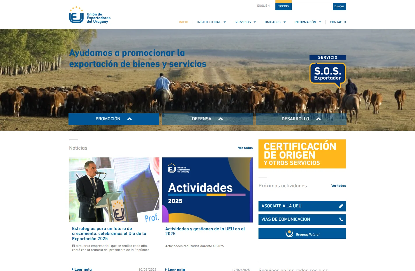 UNIÓN DE EXPORTADORES DEL URUGUAY