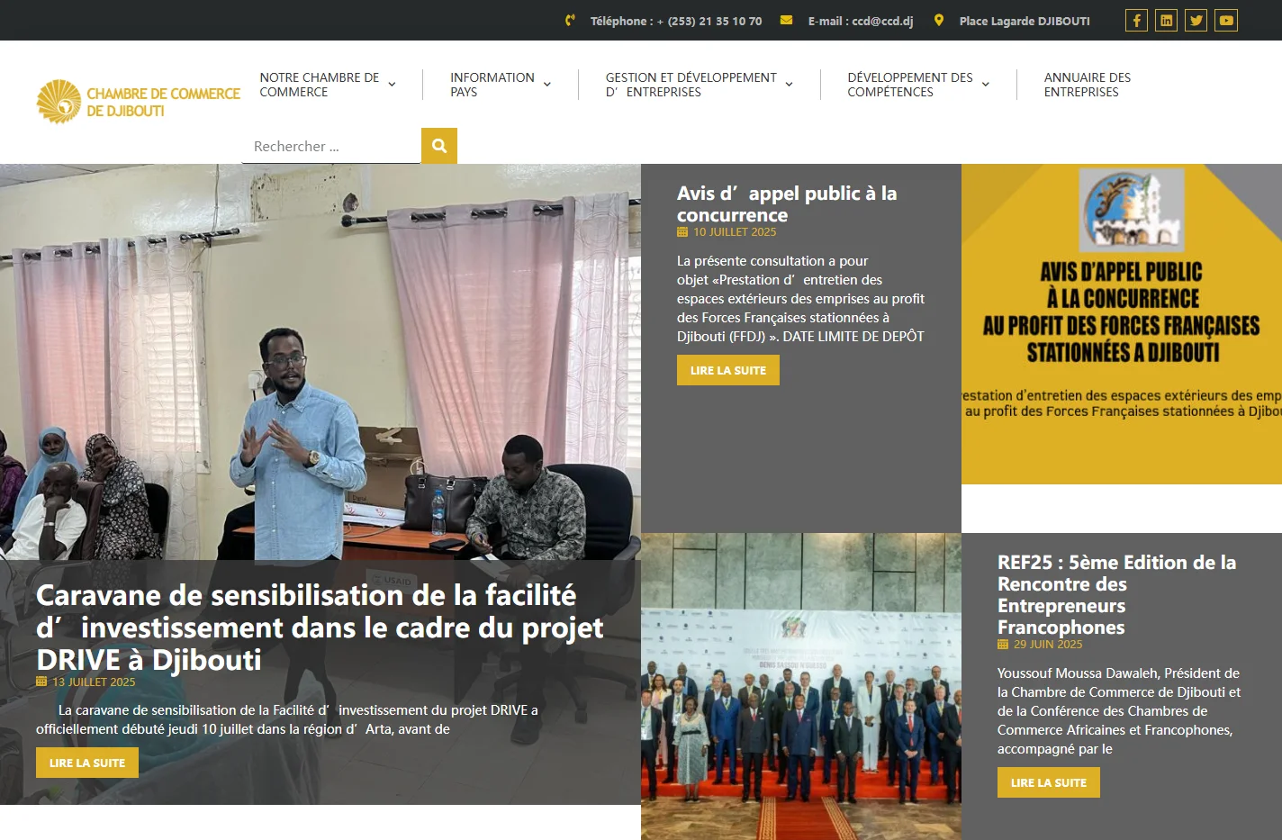 Accueil - Chambre de Commerce de Djibouti