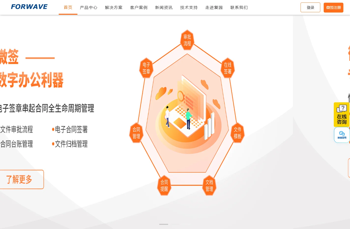 微签电子签章系统_电子合同管理软件_电子签名软件__USB Server_USB服务器-上海复园