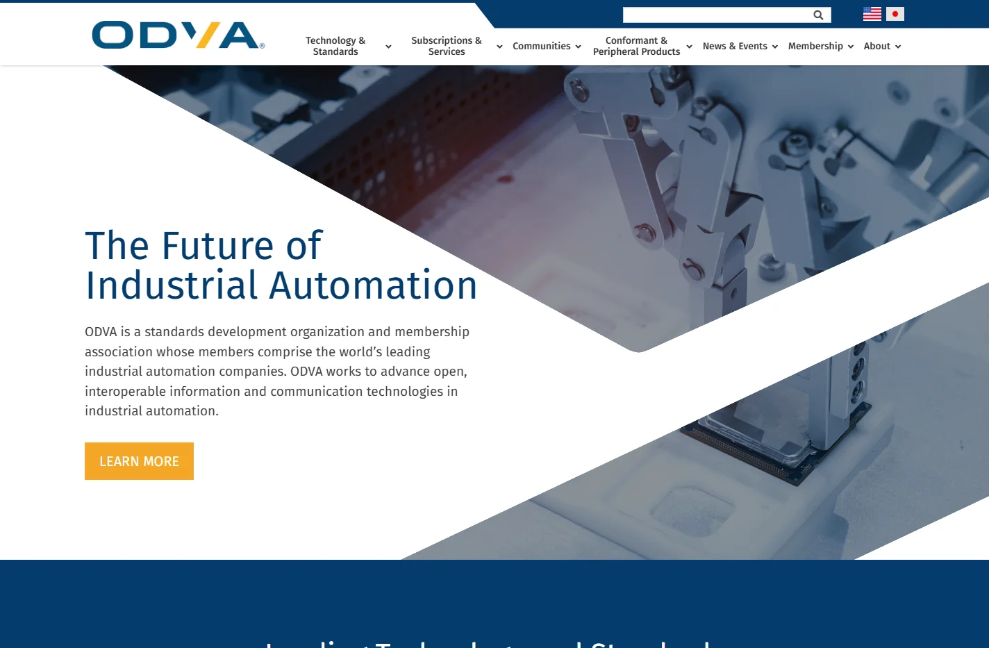ODVA | Industrial Automation | Technologies and Standards
