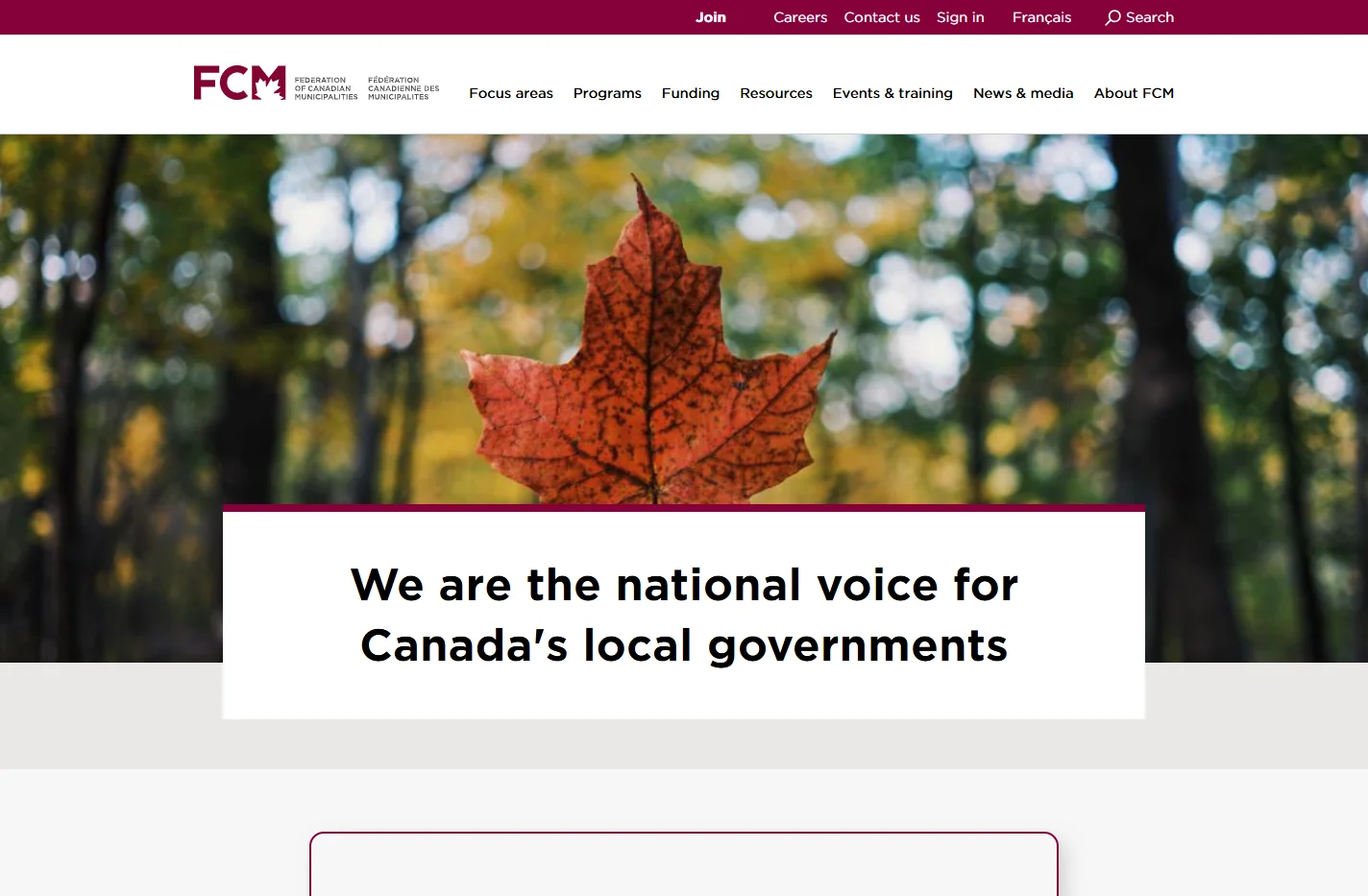 Home | Federation of Canadian Municipalities