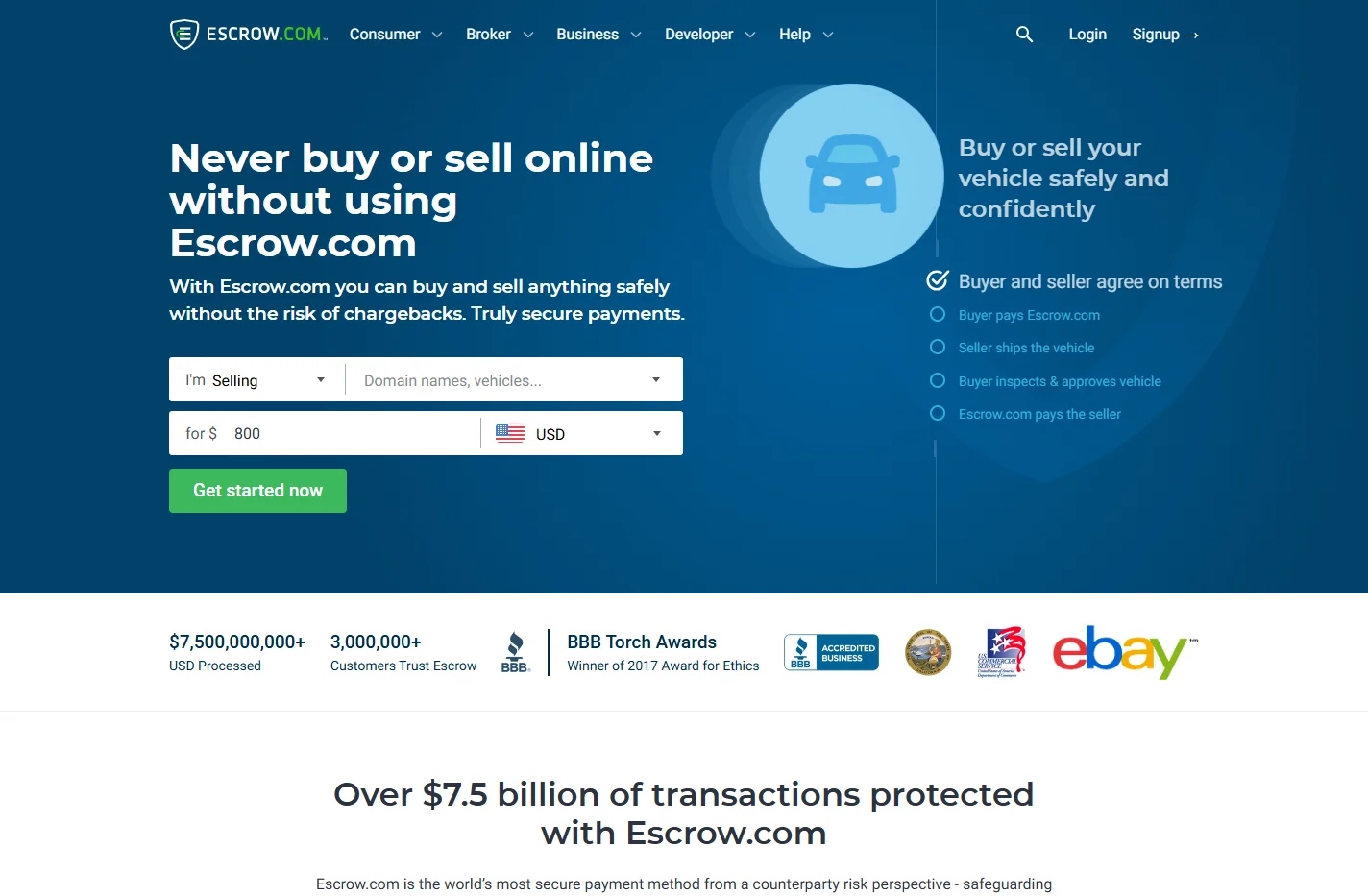 Escrow.com | Never buy or sell online without using Escrow.c