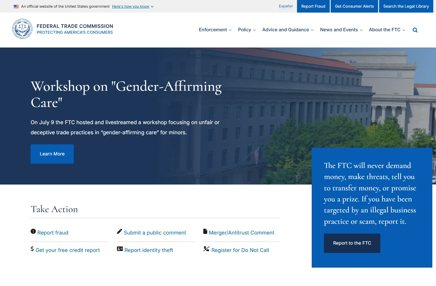 Federal Trade Commission | Protecting America's Consumers