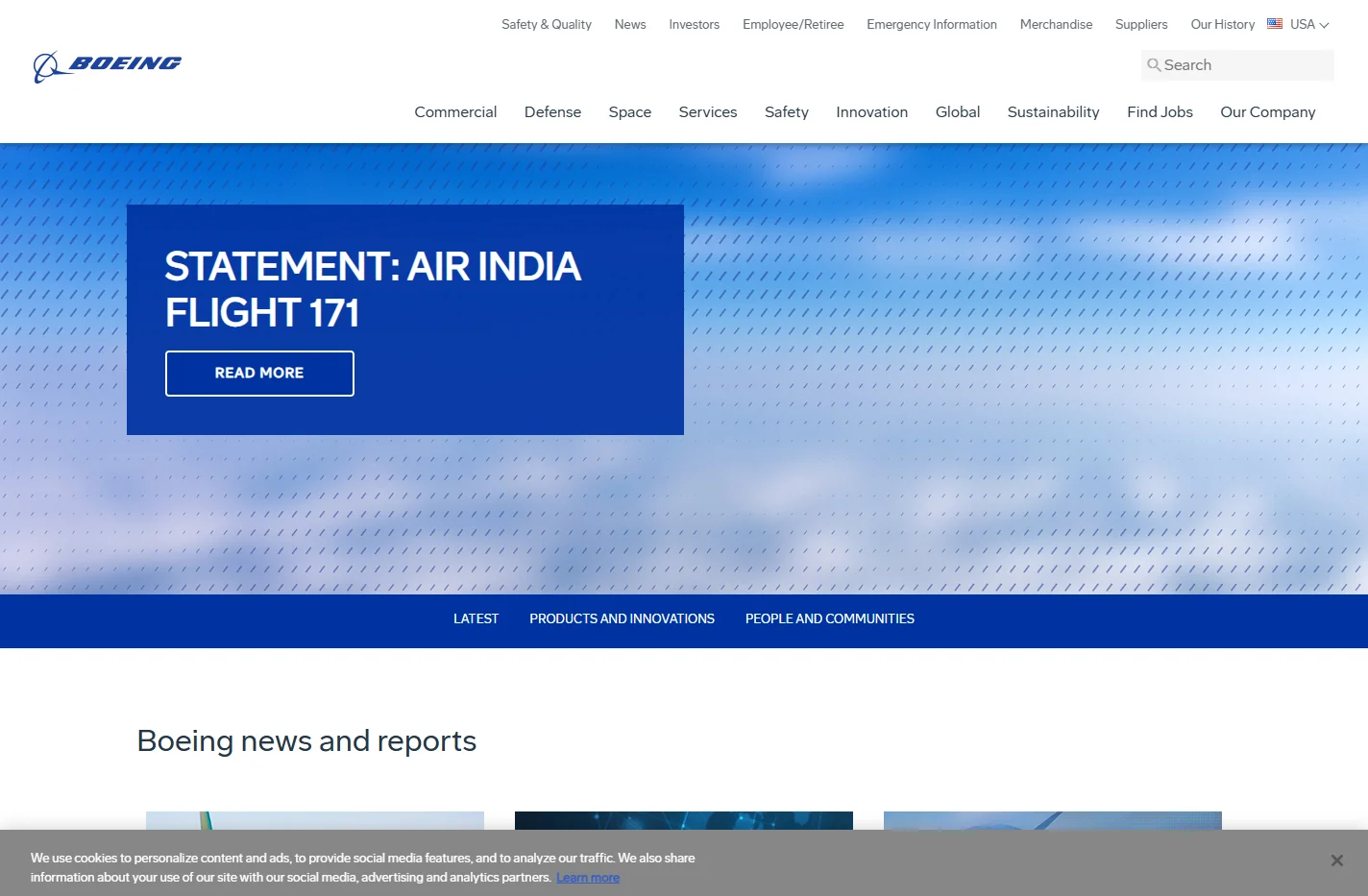 The Boeing Company Official Website