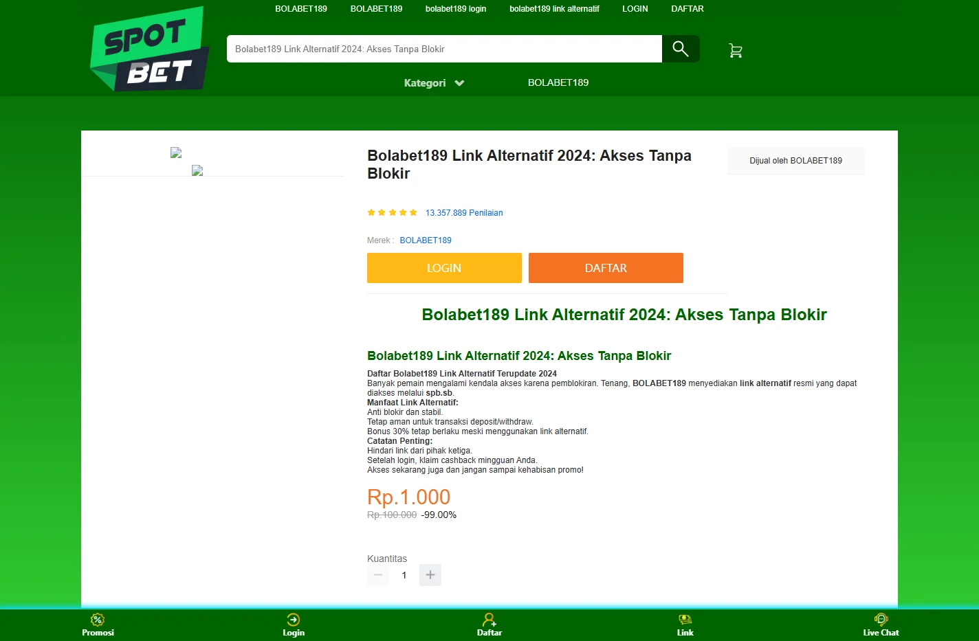 Bolabet189 Link Alternatif 2024: Akses Tanpa Blokir
