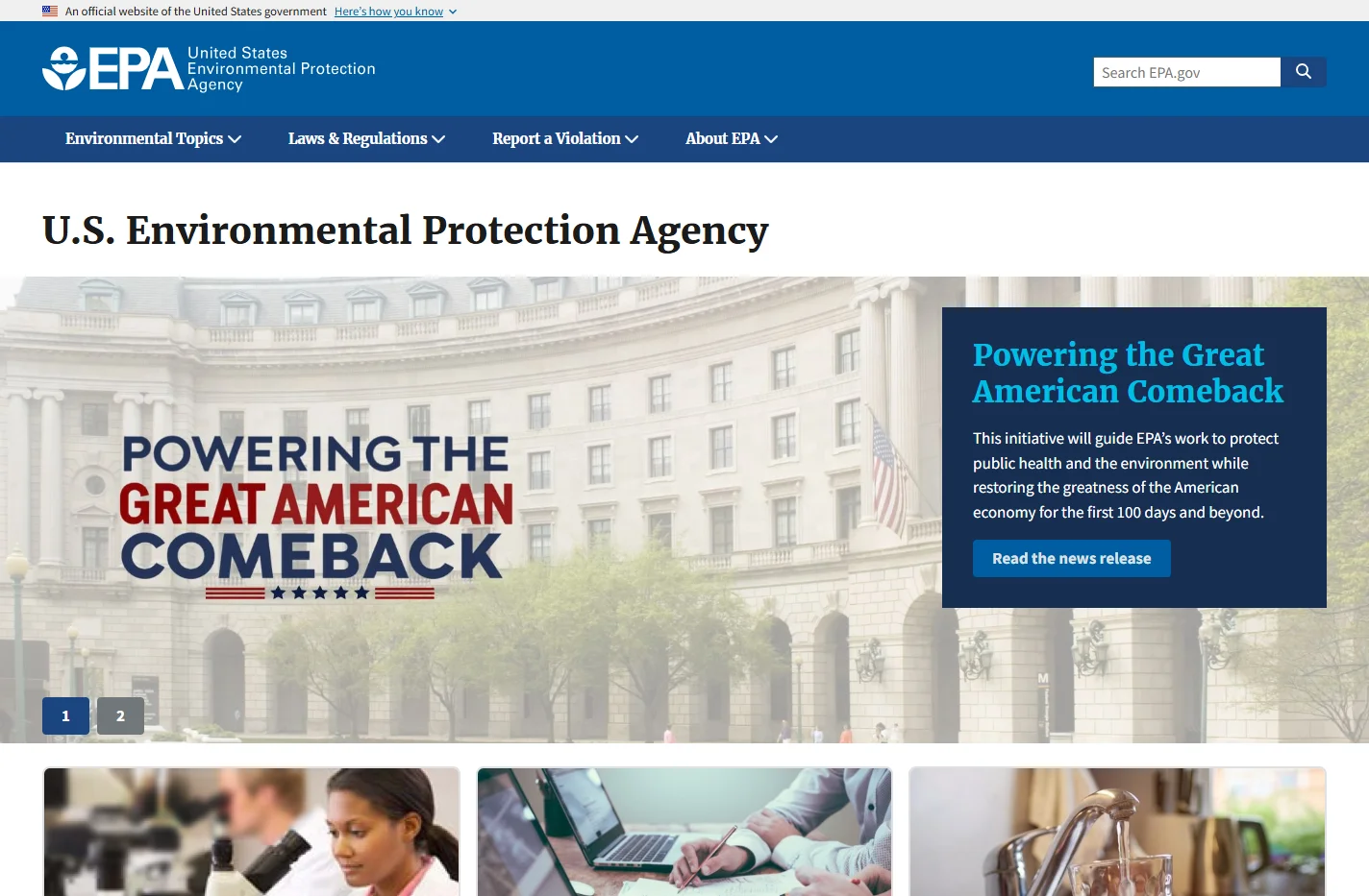 U.S. Environmental Protection Agency | US EPA