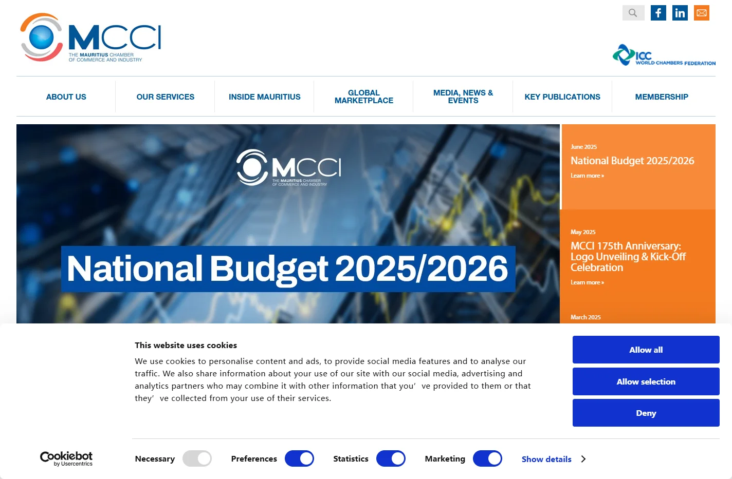 Mauritius Chamber of Commerce and Industry – MCCI – Business