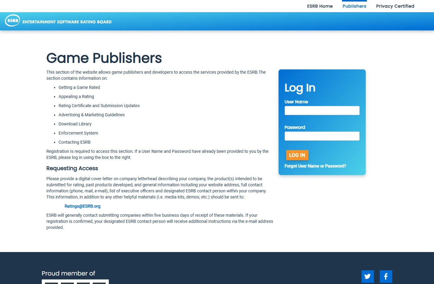 Entertainment Software Rating Board