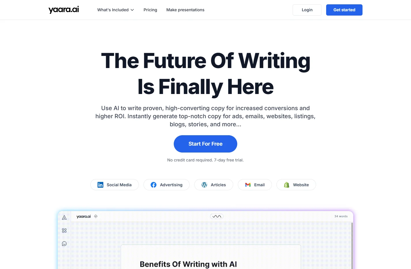 Yaara - Unlock Your Writing Potential
