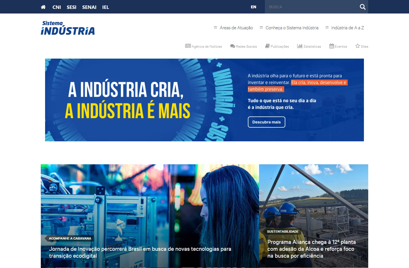 Portal da Indústria: CNI, SESI, SENAI e IEL - Portal da Indú