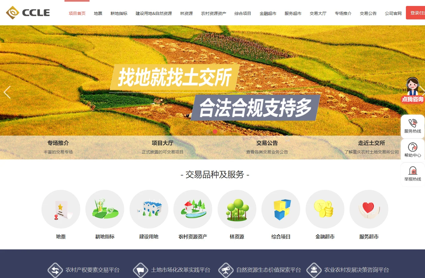 重庆农村土地交易所