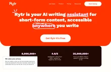 Free AI Writer, Content Generator & Writing Assistant | Rytr