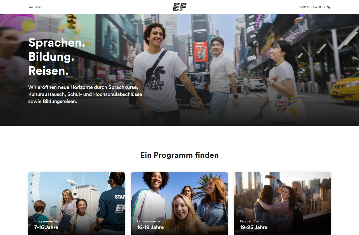 EF – Sprachreisen, Auslandsjahr & High Schools im Ausland
