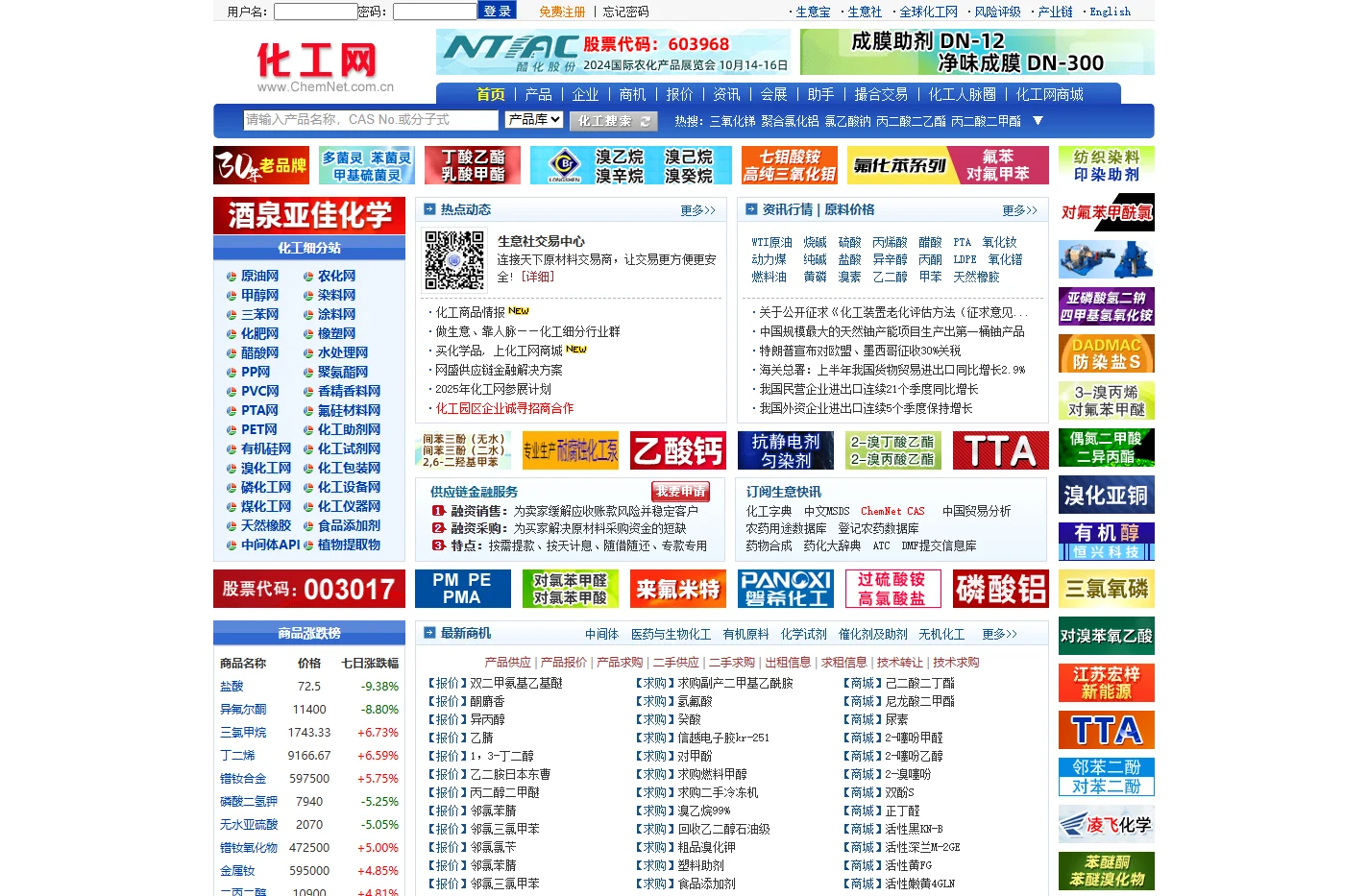 化工网-化工综合服务商(ChemNet)