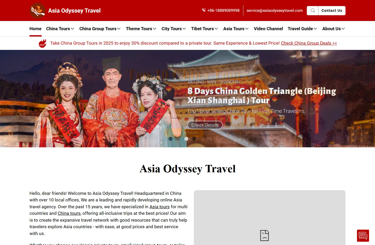 Asia Odyssey Travel | Asia Tours, China Tours & Tailor-Made