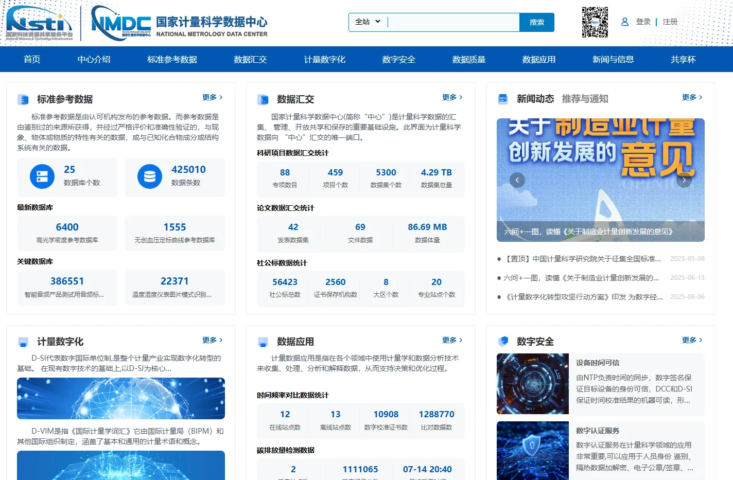 国家计量科学数据中心