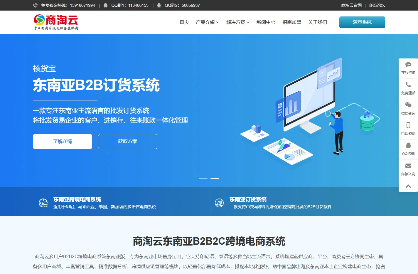 专注东南亚跨境电商系统软件开发- 商淘云