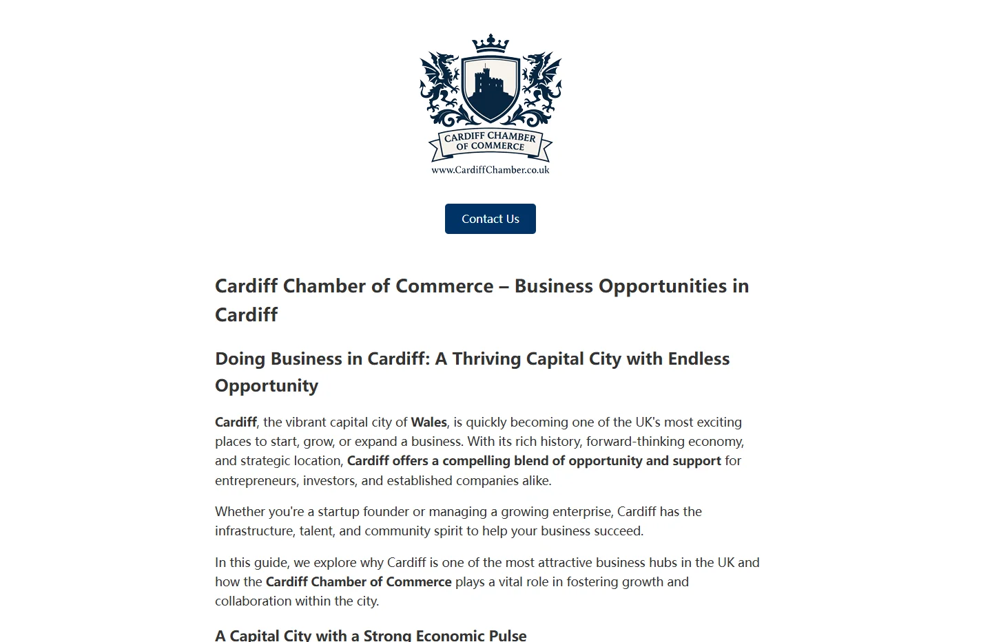 Cardiff Chamber of Commerce
