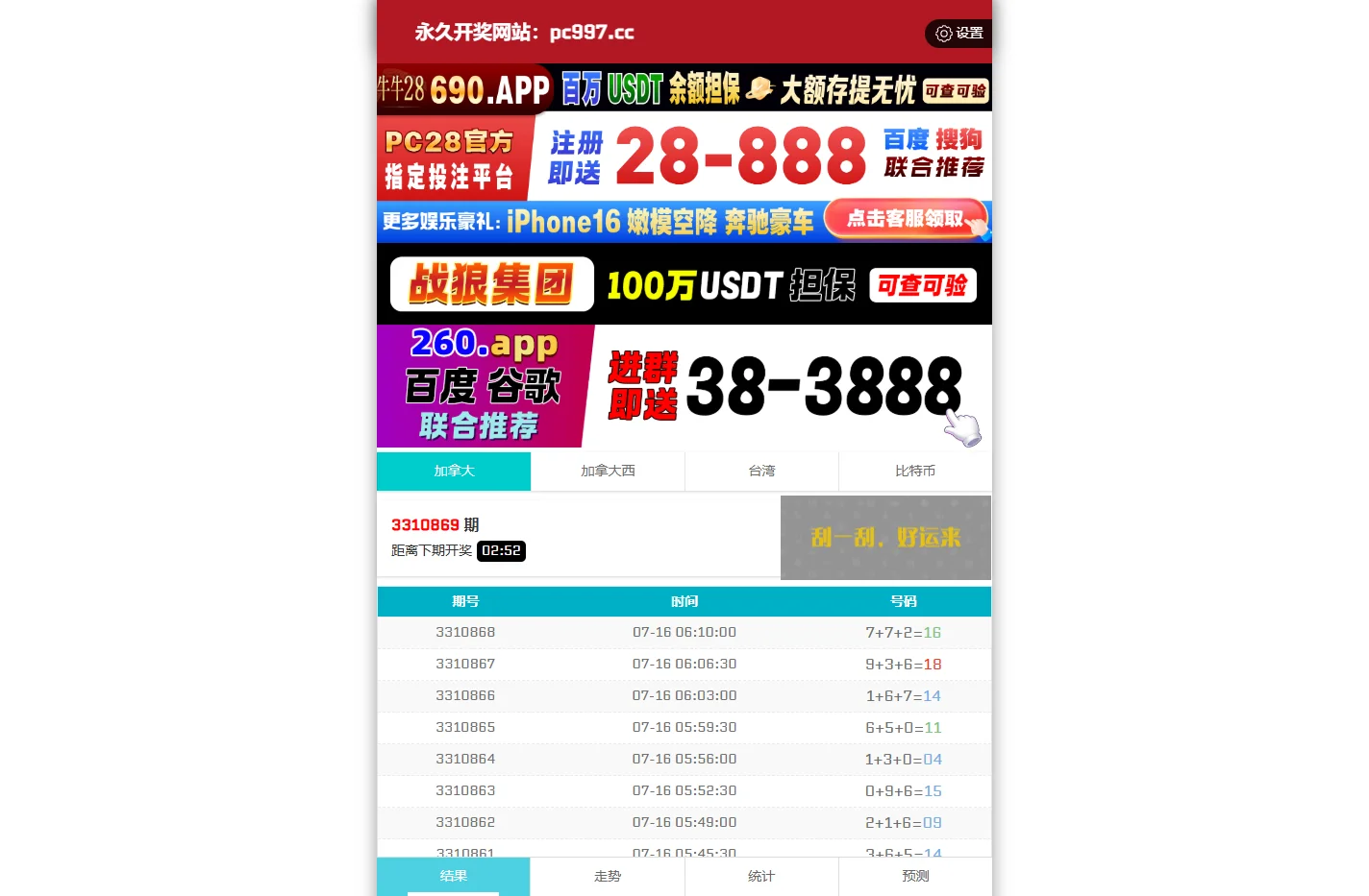 加拿大28预测 加拿大28在线预测网 极致火热优质的免费预测-AI预测