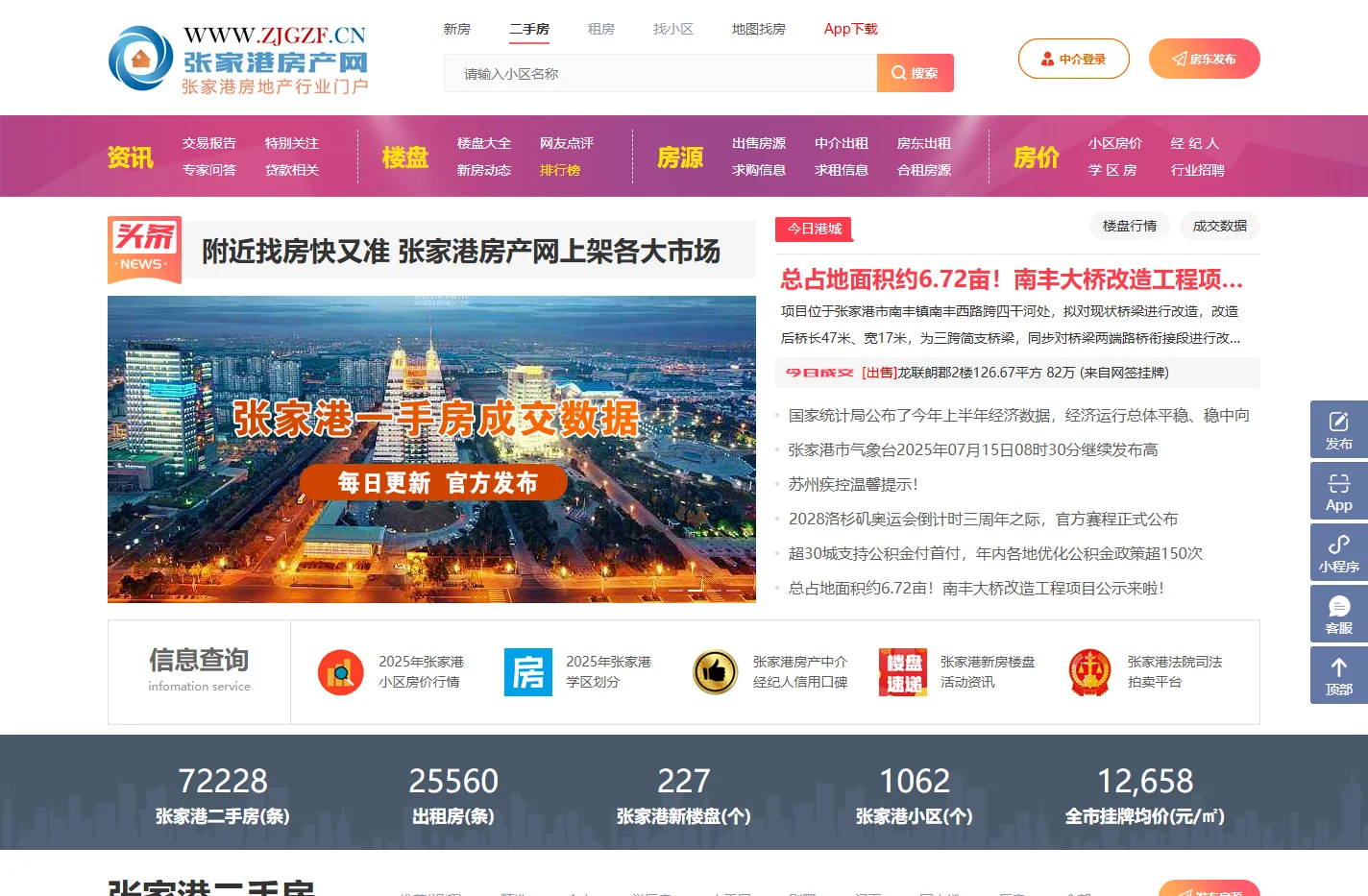 张家港房产网_张家港二手房租房平台_传递及时高效的张家港房产类信息