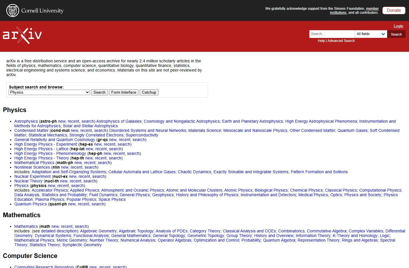arXiv.org e-Print archive