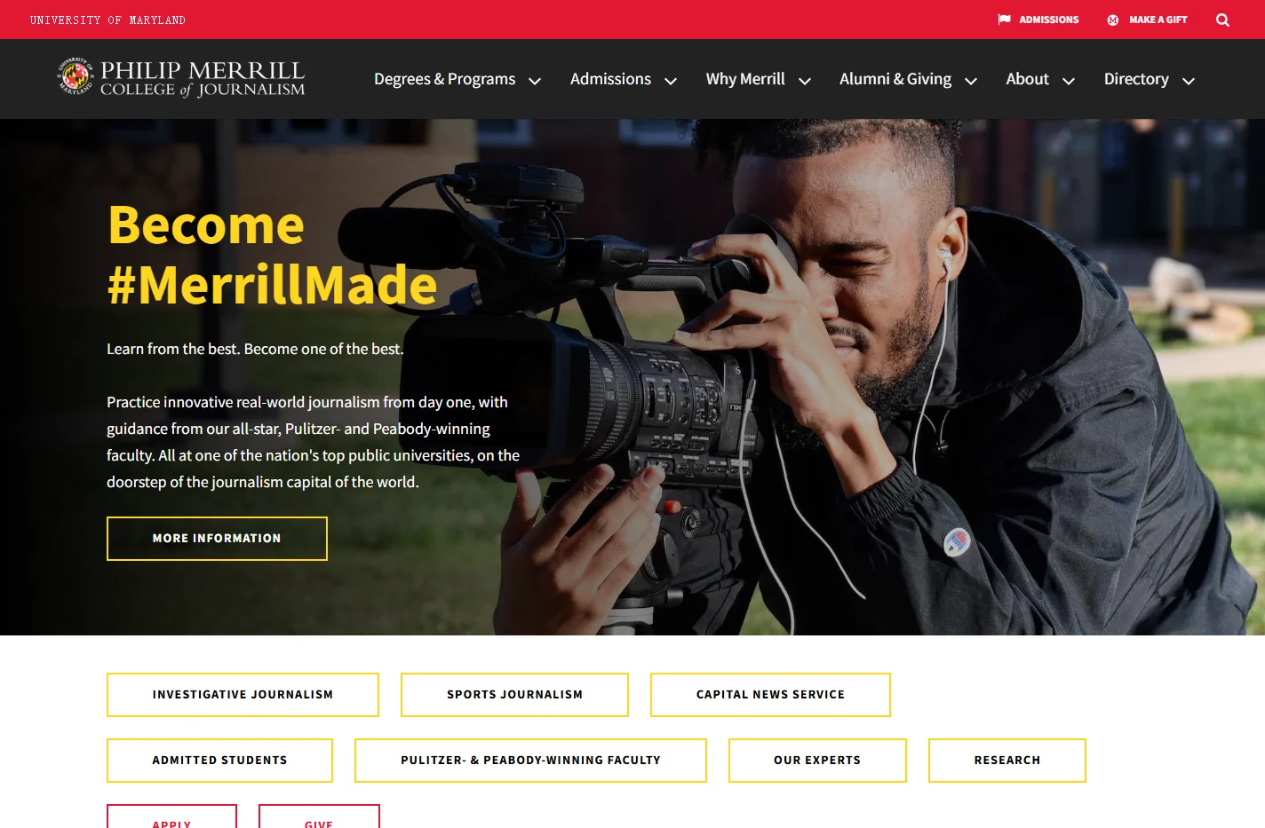 Philip Merrill College of Journalism | University of Marylan