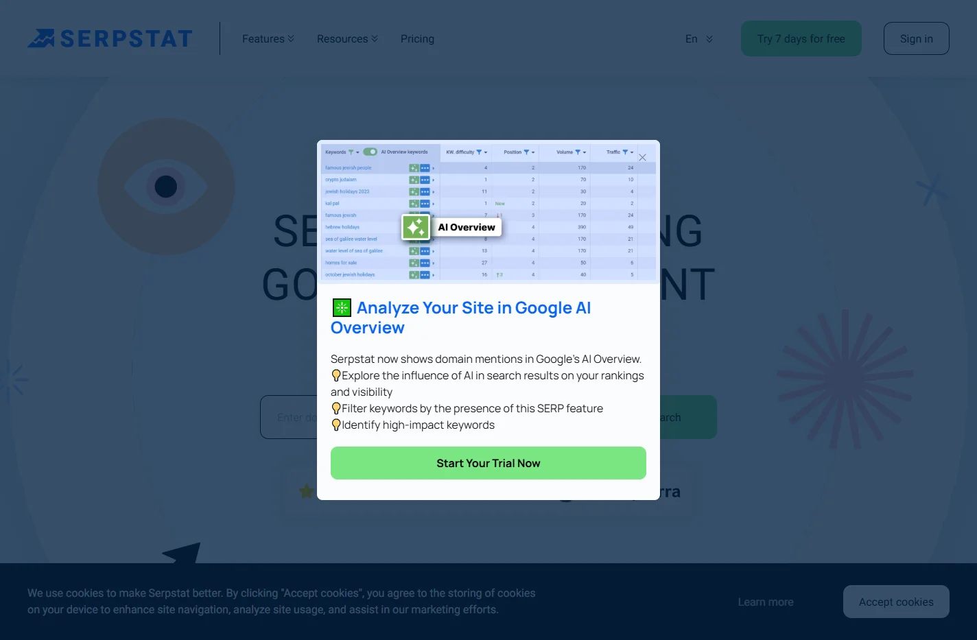 Serpstat – Marketing Tool for SEO and Content Tasks