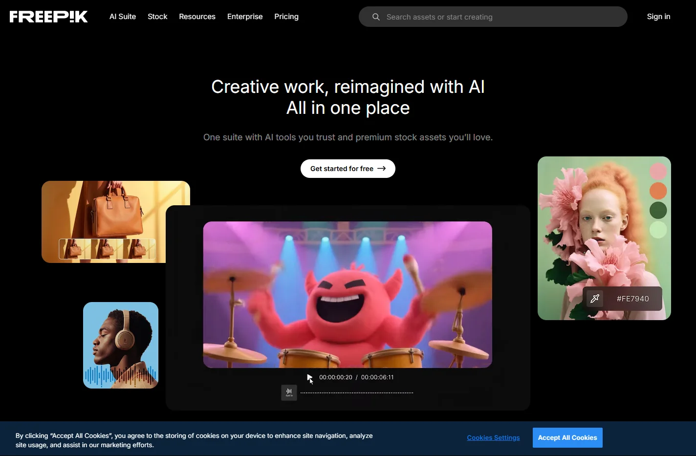 Freepik | All-in-One AI Creative Suite