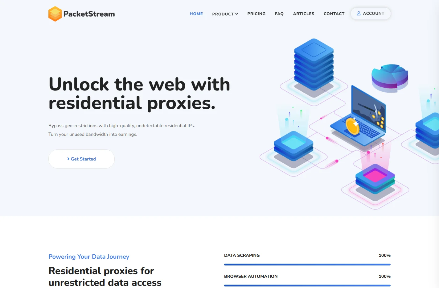 PacketStream: Scalable, Reliable Residential Proxy Solutions