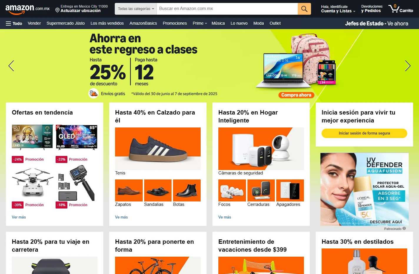 Amazon.com.mx: Precios bajos - Envío rápido - Millones de pr