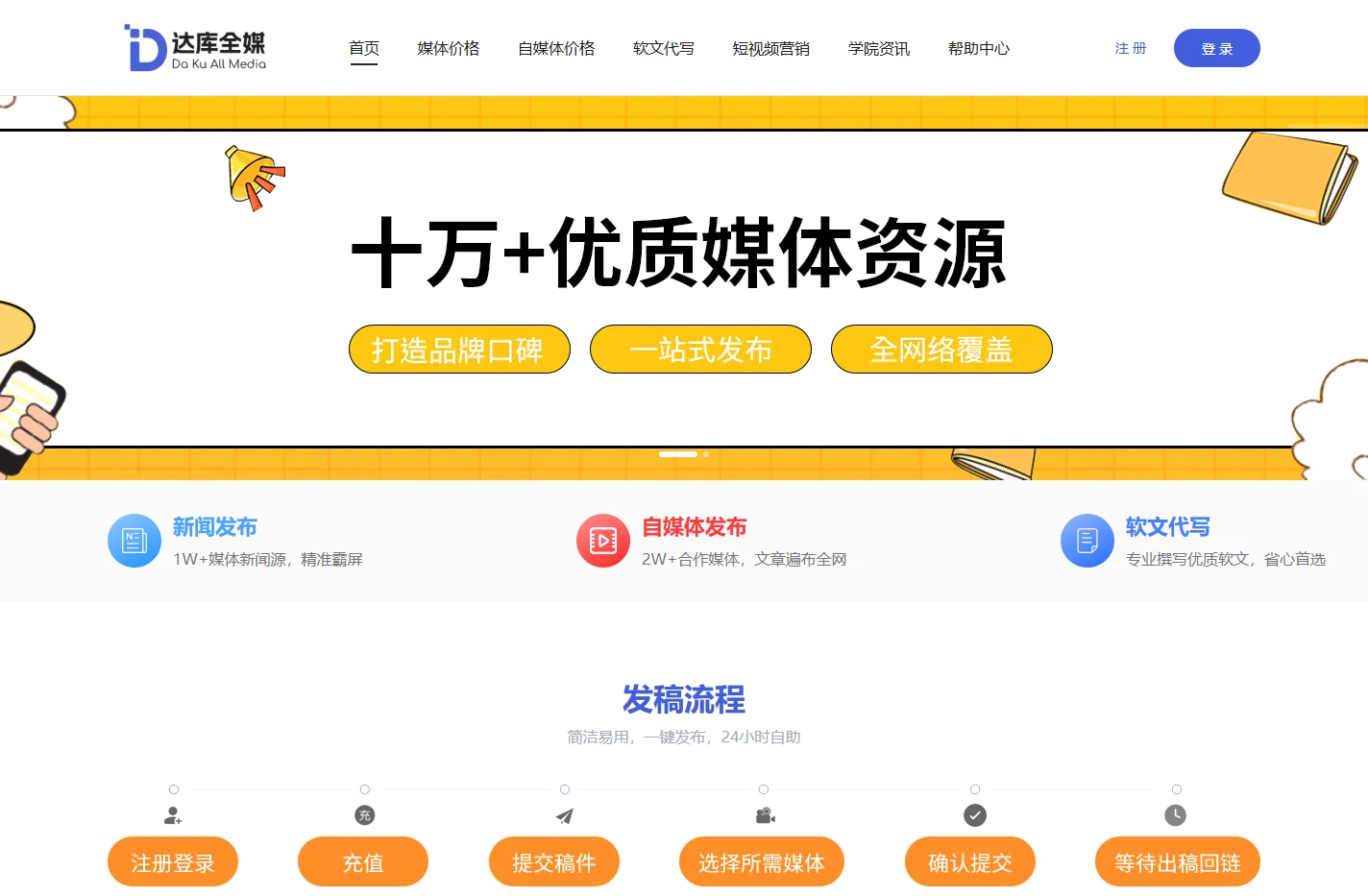 达库全媒-专业软文发布平台