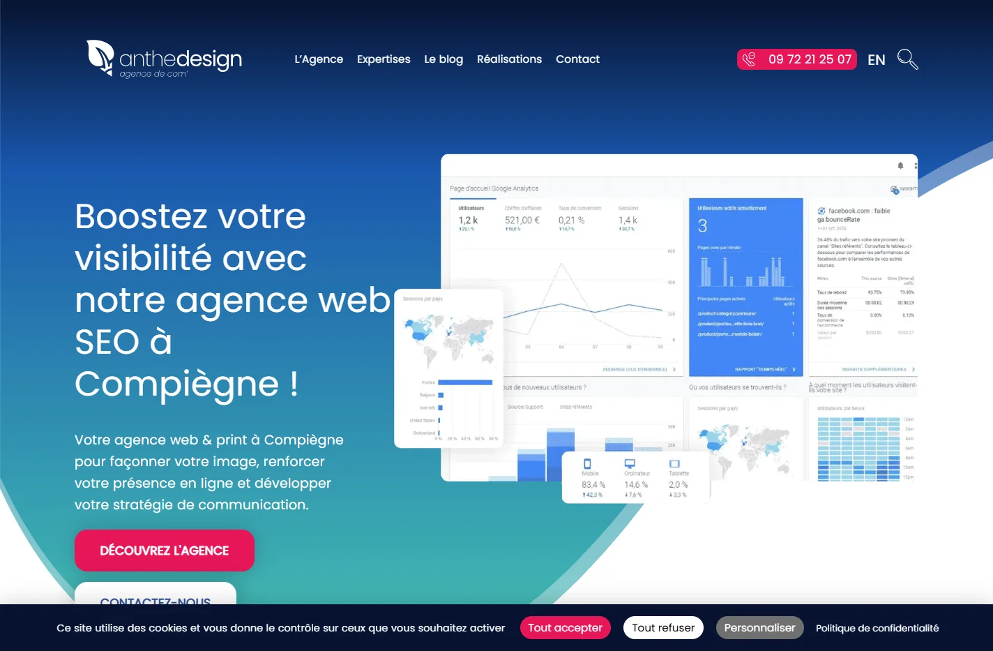 Agence web à Compiègne – Sites internet & SEO sur mesure