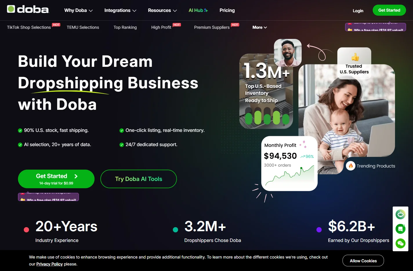 Find Best Dropshipping Products from Selected Suppliers to S