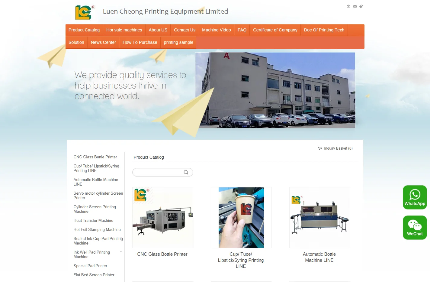 LC brand printer maker ,Automatic Btottle Printeing Machine,