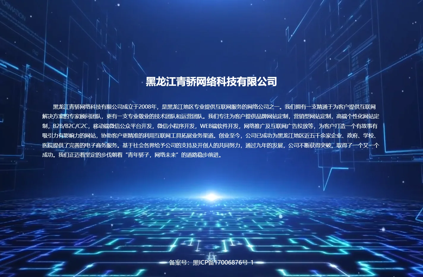 黑龙江青骄网络科技有限公司